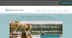Desktop Screenshot of healthysenseofself.com